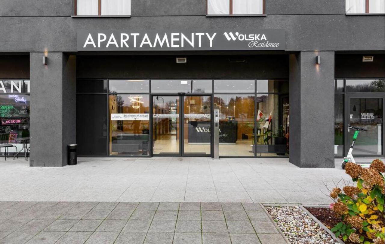 Warsaw City View: Modern Apartment with Parking Exterior photo