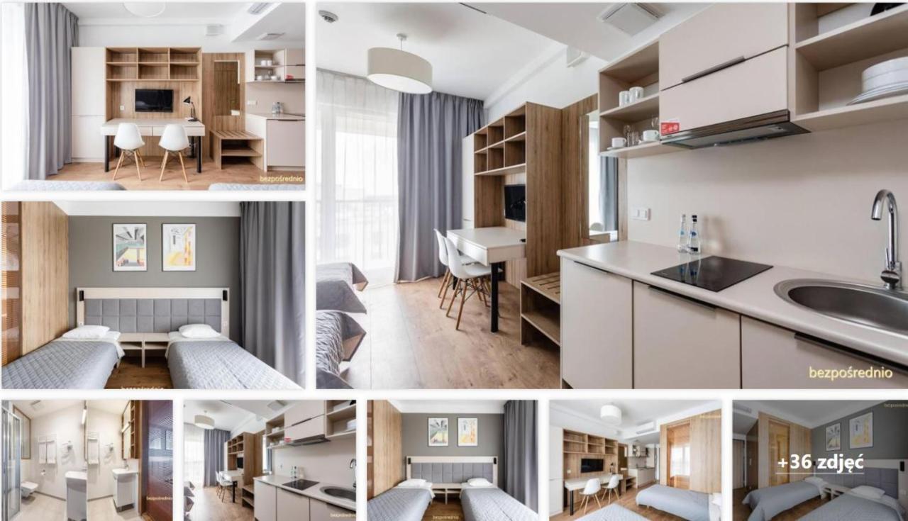 Warsaw City View: Modern Apartment with Parking Exterior photo